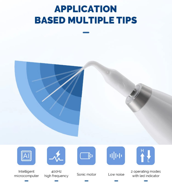 Betterway Endo A1 Dental Cordless Endoactivator Endo Activator With 60Pcs Endo Tips